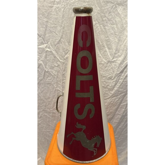 Vintage Cheerleader Megaphone Covington Colts Austin TX - Picture 9 of 12